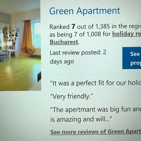 Green Apartment 59 Bukarest Exteriör bild