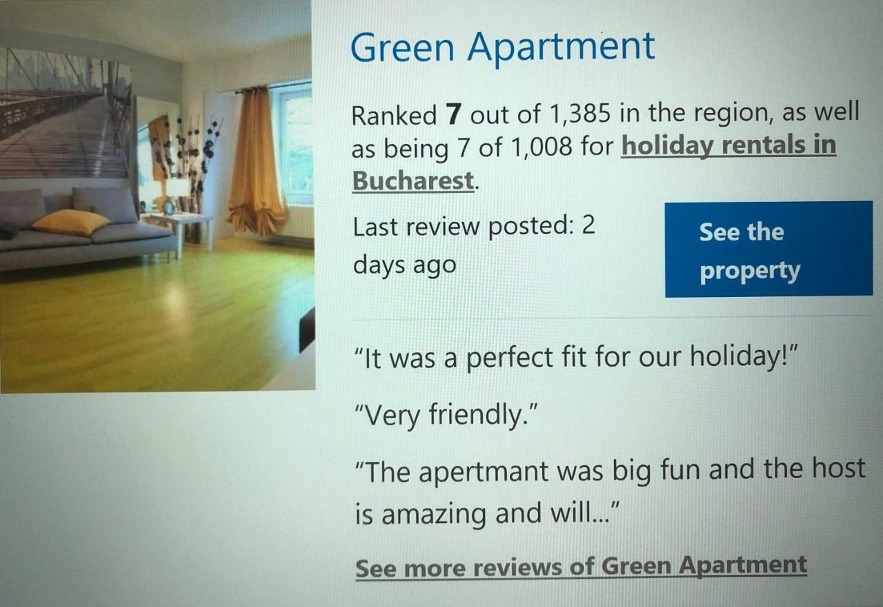 Green Apartment 59 Bukarest Exteriör bild